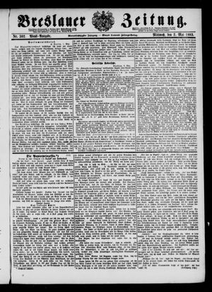 Breslauer Zeitung on May 2, 1883