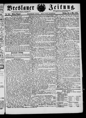 Breslauer Zeitung on May 4, 1883