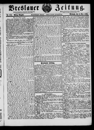 Breslauer Zeitung on May 9, 1883