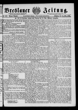 Breslauer Zeitung on May 13, 1883