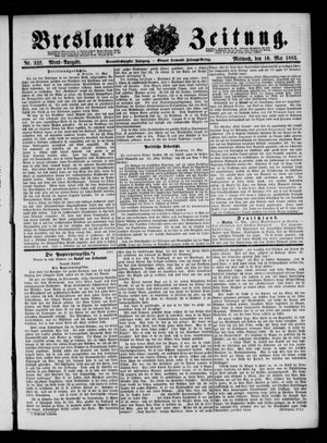 Breslauer Zeitung on May 16, 1883
