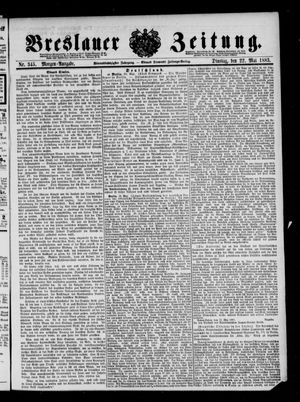Breslauer Zeitung on May 22, 1883