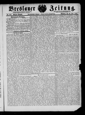 Breslauer Zeitung vom 23.05.1883
