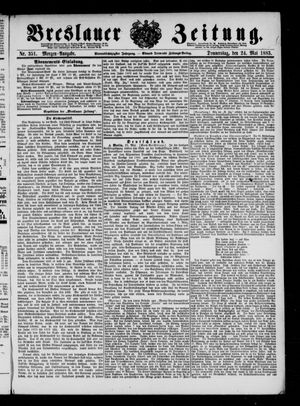 Breslauer Zeitung on May 24, 1883