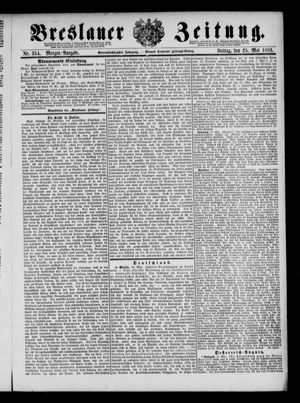 Breslauer Zeitung vom 25.05.1883