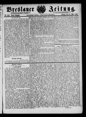 Breslauer Zeitung on May 25, 1883
