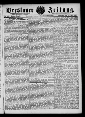 Breslauer Zeitung on May 26, 1883