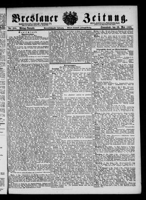 Breslauer Zeitung on May 26, 1883