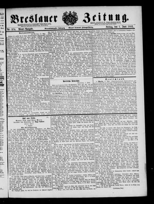 Breslauer Zeitung vom 01.06.1883