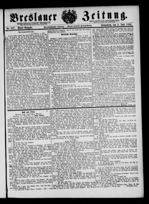 Breslauer Zeitung on Jun 2, 1883