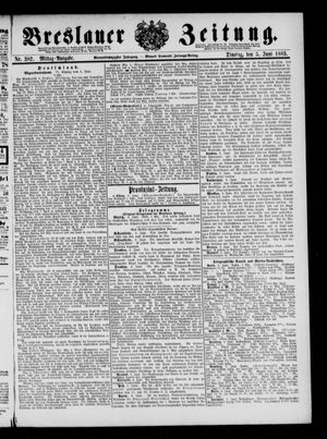 Breslauer Zeitung vom 05.06.1883