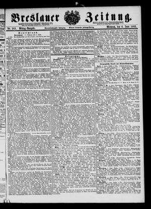 Breslauer Zeitung on Jun 6, 1883
