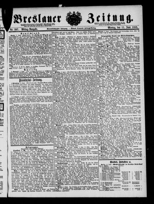 Breslauer Zeitung vom 11.06.1883