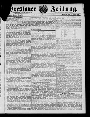 Breslauer Zeitung vom 13.06.1883