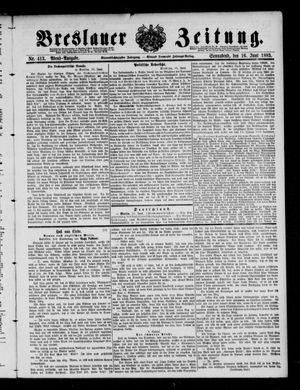 Breslauer Zeitung on Jun 16, 1883