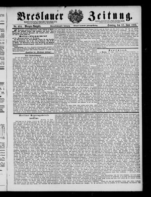 Breslauer Zeitung vom 17.06.1883