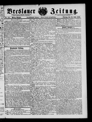 Breslauer Zeitung vom 19.06.1883