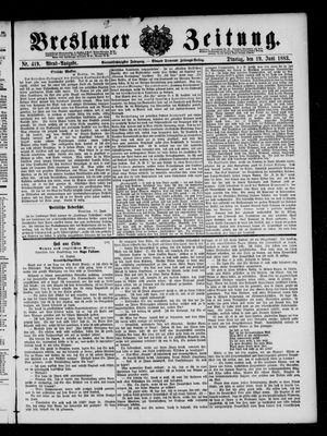 Breslauer Zeitung vom 19.06.1883