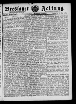 Breslauer Zeitung on Jun 26, 1883