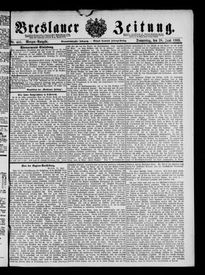 Breslauer Zeitung vom 28.06.1883