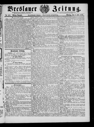 Breslauer Zeitung on Jul 2, 1883