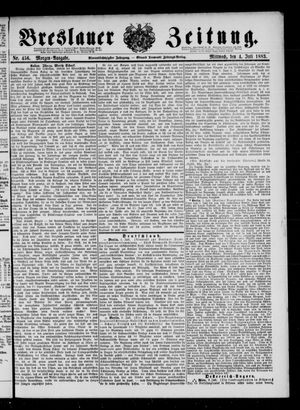 Breslauer Zeitung on Jul 4, 1883