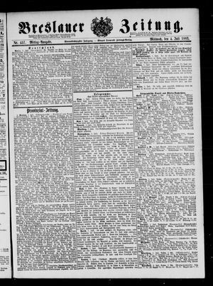 Breslauer Zeitung on Jul 4, 1883