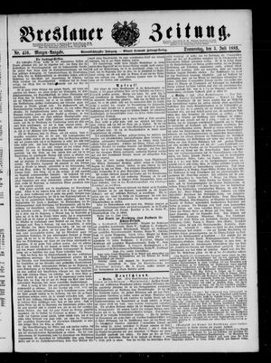 Breslauer Zeitung vom 05.07.1883