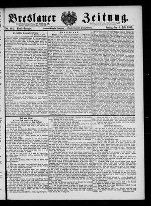Breslauer Zeitung vom 06.07.1883