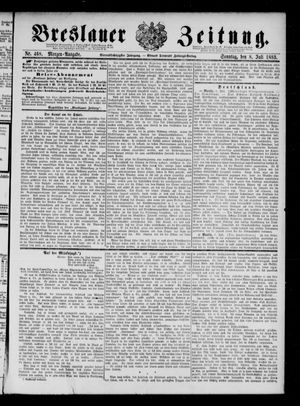 Breslauer Zeitung on Jul 8, 1883