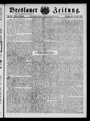 Breslauer Zeitung on Jul 10, 1883