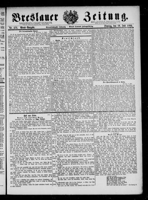 Breslauer Zeitung vom 10.07.1883