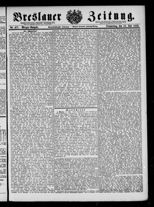 Breslauer Zeitung on Jul 12, 1883