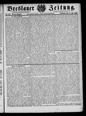 Breslauer Zeitung on Jul 18, 1883