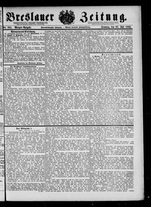 Breslauer Zeitung on Jul 22, 1883
