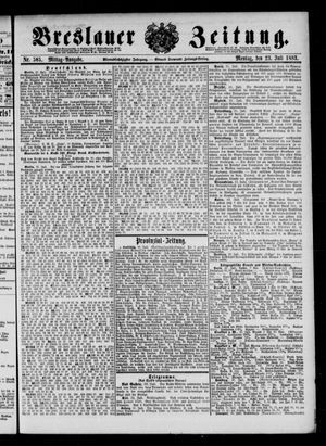 Breslauer Zeitung vom 23.07.1883