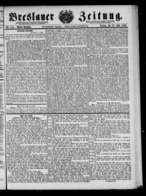 Breslauer Zeitung on Jul 27, 1883