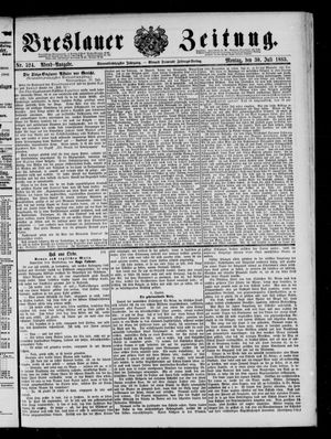 Breslauer Zeitung on Jul 30, 1883