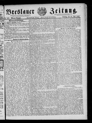 Breslauer Zeitung on Jul 31, 1883
