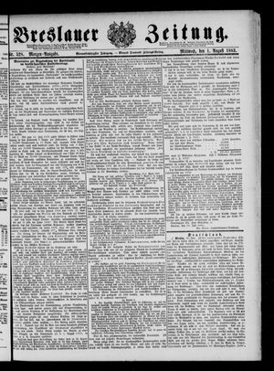 Breslauer Zeitung on Aug 1, 1883