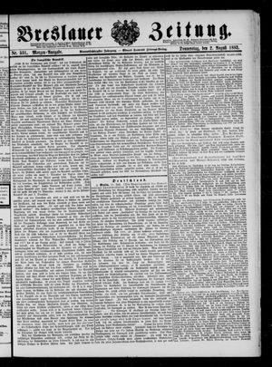 Breslauer Zeitung vom 02.08.1883