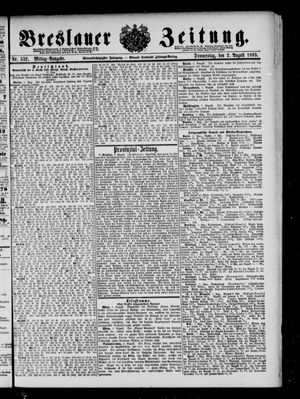 Breslauer Zeitung vom 02.08.1883