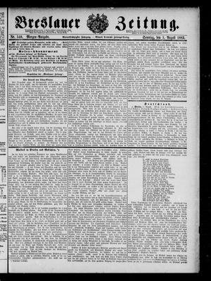 Breslauer Zeitung vom 05.08.1883