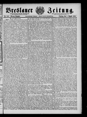 Breslauer Zeitung on Aug 7, 1883