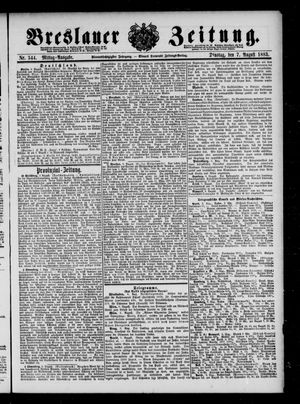 Breslauer Zeitung on Aug 7, 1883