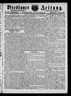 Breslauer Zeitung vom 08.08.1883