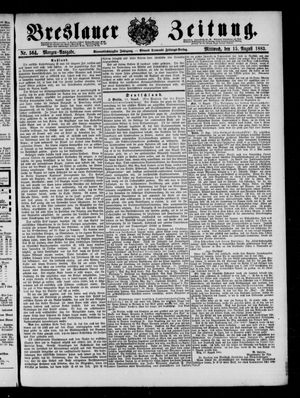 Breslauer Zeitung vom 15.08.1883