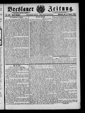 Breslauer Zeitung vom 15.08.1883