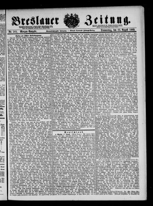 Breslauer Zeitung vom 23.08.1883