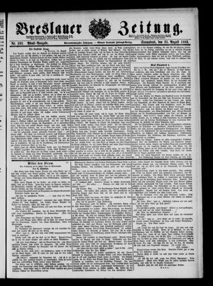 Breslauer Zeitung vom 25.08.1883